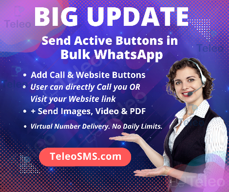 Teleo SMS WhatsApp Buttons