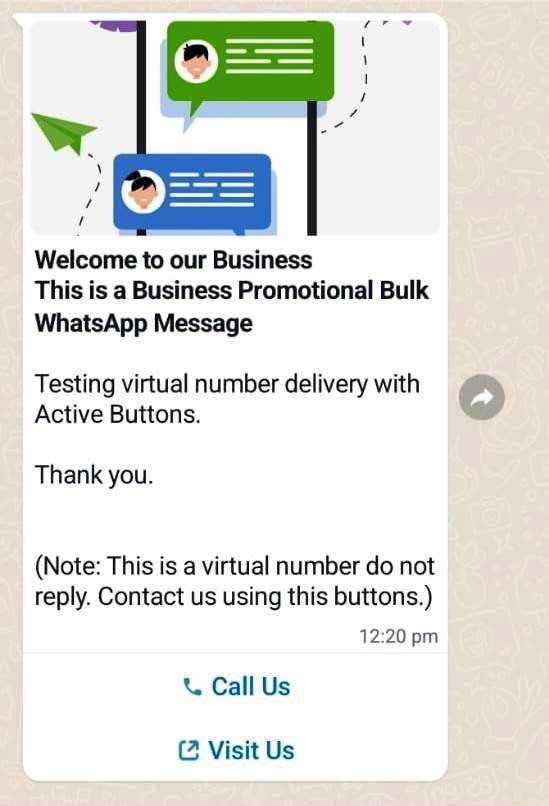 WhatsApp Buttons Sample 1